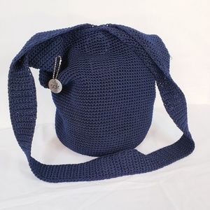 The Sak Navy Blue Bucket Bag